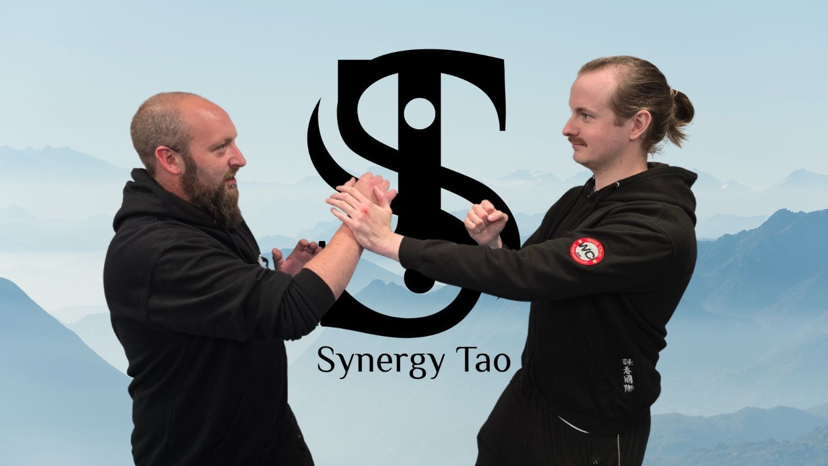 Wing Chun pad work — close-range drill at Synergy Tao, Telford